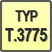 Piktogram - Typ: T.3775